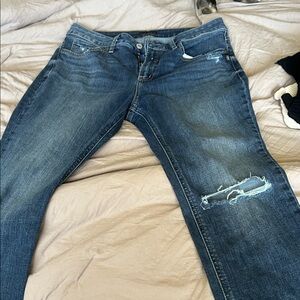 Silver Jeans Women's Boyfriend Jeans in Dark Blue